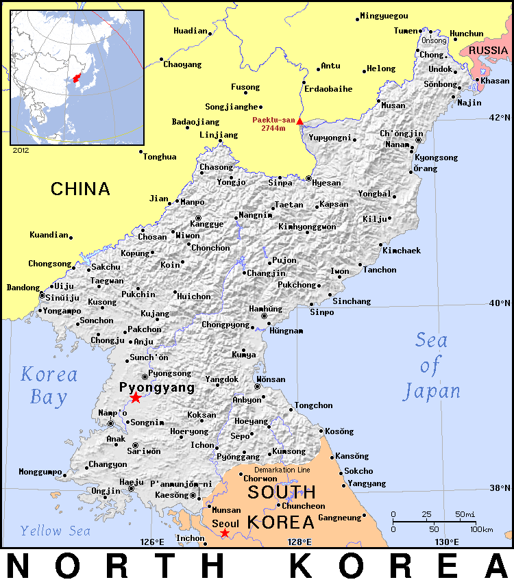 North Korea Map Wiki