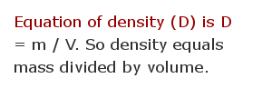 Density measurement facts 5