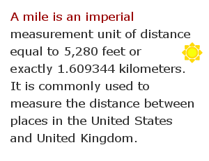 Random fact about length, size, distance units