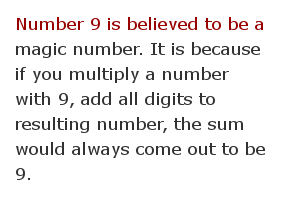 Mathematics facts 19