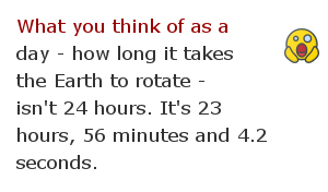 Time measurement facts 27